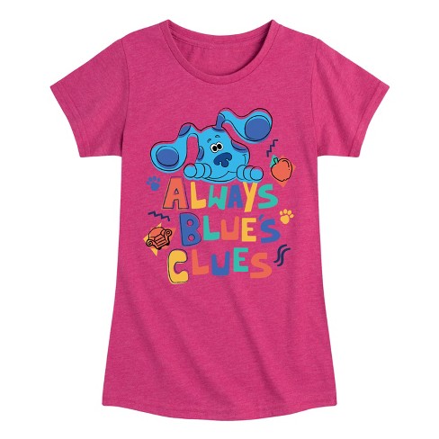 Girls' - Blue's Clues & You! - Always Blue's Clues Fitted Short Sleeve Graphic T-Shirt - image 1 of 4