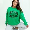 Simply Sage Market Women's Graphic Sweatshirt  Montana Forest Scene - 2 of 4