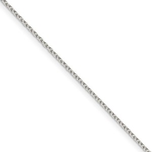 Black Bow Jewelry 1.5mm, Sterling Silver Classic Solid Cable Chain Necklace - 1 of 4