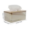 Unique Bargains Waterproof Suqare Tissue Box 1 Pc - 2 of 3