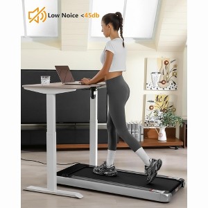 Treadmill, 4.0HP Folding Treadmill - Portable for Home/Office/Apartment 14.5'' LCD Display Pulse Detection 265LBS Capacity - 1 of 4