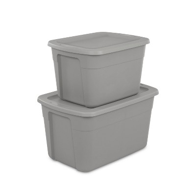 30gal Storage Tote Gray - Room Essentials&#8482;