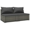 vidaXL Garden Lounge Set Grey, Anthracite - 2 of 4
