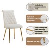 Clihome Velvet Dining Chairs Set of 2 - 4 of 4