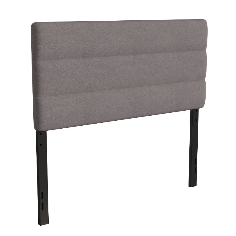 Flash Furniture Paxton Channel Stitched Upholstered Headboard, Adjustable Height from  44.5" to 57.25", 1 of 13