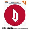 Duquesne University Secondary Logo Automotive Car Window Locker Circle Bumper Sticker - 3 of 4