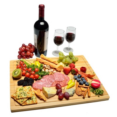 Large Bamboo Charcuterie and Cutting Board with Alabama Crimson Tide Logo