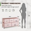 Fabric Dresser for Bedroom, Wide 5-Drawer Chest of Drawers with Storage Organizer Unit - 4 of 4