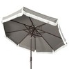 Milan Fringe 9Ft Crank Push Button Tilt Umbrella - PAT8008 - Safavieh - 4 of 4