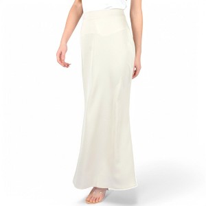 Anna-Kaci Women's Satin Maxi Skirt With High Waist And Flowing A-Line Design - 1 of 4