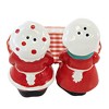 Transpac 4.0 Inch North Pole Salt And Pepper Shakers Christmas Mr. Mrs. Claus Salt And Pepper Shakers - 3 of 3