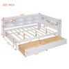 Full Size DayBed with 2 Drawers, Storage Shelf and USB Charging Ports - 4 of 4