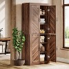 Tribesigns 69" Tall Kitchen Pantry Cabinet with 4 Adjustable Shelves for Dining Room, Living Room - 2 of 4