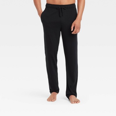 mens cotton knit lounge pants