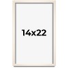 PosterPalooza | Shadow Box 3/4" Depth White Picture Frame - UV Acrylic, Backing, Hanging Hardware - 2 of 4