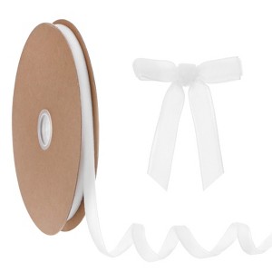 Unique Bargains Velvet Single Side Christmas Vintage Ribbon 1 Pc - 1 of 4