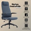 LeisureMod Nexa Ergonomic High-Back Office Chair – Adjustable Height, Swivel, Tilt & Padded Headrest - 4 of 4