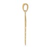 Black Bow Jewelry 14k Yellow Gold Large Caduceus Symbol Pendant - 2 of 4