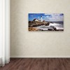 Trademark Fine Art -Mike Jones Photo 'Portland Head Light' Canvas Art - 3 of 3