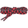 INSPIRE CHIC Two-Color Checkered Flat Plaid Shoelaces for Sneaker Shoes 1 Pair - 2 of 4