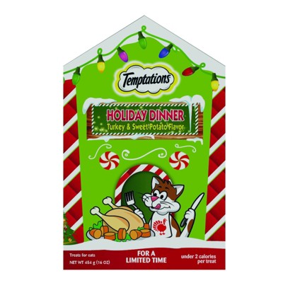 Temptations Holiday Dinner Cat Treats - 16oz