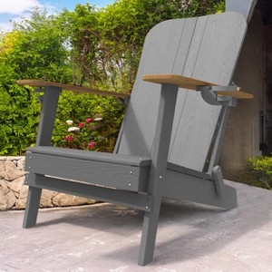 Moda Furnishings Wood Outdoor Adirondack Chair - 1 of 4