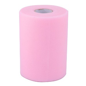 Unique Bargains Polyester Wedding Party Gift Decorations Craft Tulle Spool Roll - 1 of 4