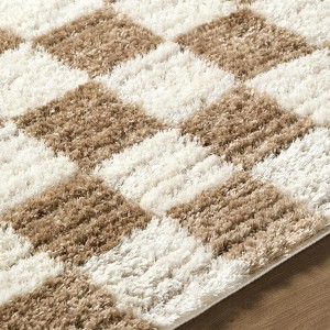 Hauteloom Belita Cream Luxe Shag Area Rug - 1 of 4