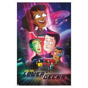 Trends International Star Trek: Lower Decks - Key Art Framed Wall Poster Prints - 1 of 4