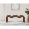 Meridian Furniture,Willow Corduroy Fabric Bench - 2 of 4