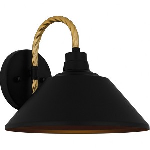 Quoizel Lighting Longshore 1 - Light Sconce in  Matte Black - 1 of 1