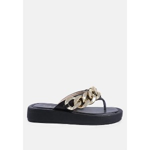 Zing Link Chain Thong Flats - 1 of 4