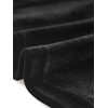 INSPIRE CHIC Women's Vintage Solid Gothic Velvet Dressy Bow Tie Neck Business Shirt - 4 of 4