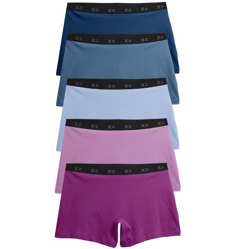 Tomboyx Lightweight 5-pack Boxer Briefs Underwear, 4.5 Inseam, Cotton  Stretch Comfortable Boy Shorts, (xs-4x) Mixed Gem Xx Large : Target
