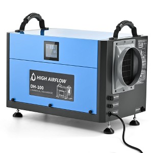 EUHOMY Industrial Commercial Dehumidifier,100 Pints/Day for Large Spaces and Basements - 1 of 4