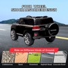 Licensed Toyota Land Cruiser 12V Kids Ride-On Car Truck, 2-Seater, 3 Speeds, Remote Control, LED Lights, Music & Horn - 2 of 4