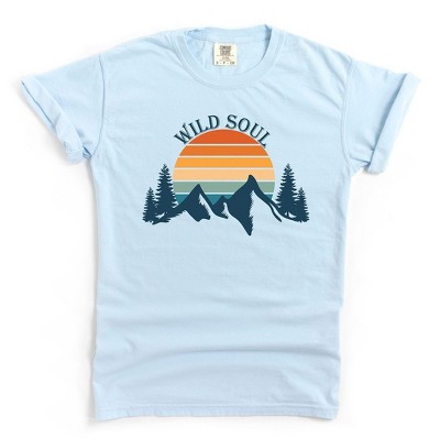 Simply Sage Market Women's Wild Soul Colorful Short Sleeve Garment Dyed Tee