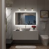 Apmir Super Bright 192 LEDs/m Back LED Lighted Anti-Fog Tempered Glass Bathroom/Vanity Mirror with ETL & 3-Year Warranty - 2 of 4