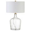 Hudson and Canal 24" Tall Table Lamp with Drum Fabric Shade - 2 of 4