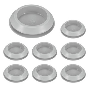 Unique Bargains Rubber Corrosion-Resistant Silicone Snap-in Locking Hole Plugs Gray - 1 of 4