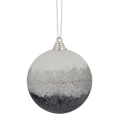 Silver and White Christmas Ornaments