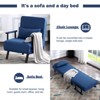 Aukfa 26'' Sleeper Sofa - 4-in-1 Convertible Chair Bed with 5-Position Adjustable Backrest for Small Spaces - 4 of 4