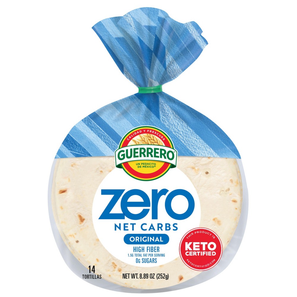 Guerrero Street Taco Size Zero Net Carbs Original Tortillas -14ct/8.89oz
