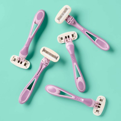 5-Blade Women's - 5ct - up&up™: Whole Body, Manual, Disposable Razors