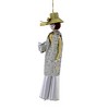 Italian Ornaments 6.0 Inch Millicent In Silver And Gold Diva Shopping Ladies Style 5Th Avenue Tree Ornaments - 3 of 3
