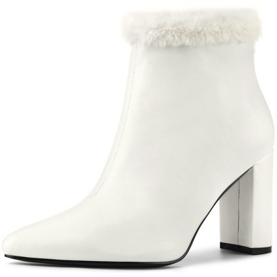 White ankle sale boots target