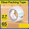 deli Heavy Duty Packing Tape, for Shipping Packaging Moving Sealing, Clear, 2.7mil Thick, 1.88/2 inches Wide, 65 Yards Per Roll - 2 of 4