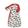 Hudson Baby Infant Girls Plush Long-Sleeve Sleeping Bag, Sack, Wearable Blanket, Holly, 0-9 Months - 2 of 4