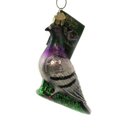 Old World Christmas 4.0" Pigeon Ornament Navigate Skill  -  Tree Ornaments
