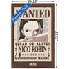 Trends International One Piece - Nico Robin Wanted Poster Framed Wall Poster Prints - 3 of 4